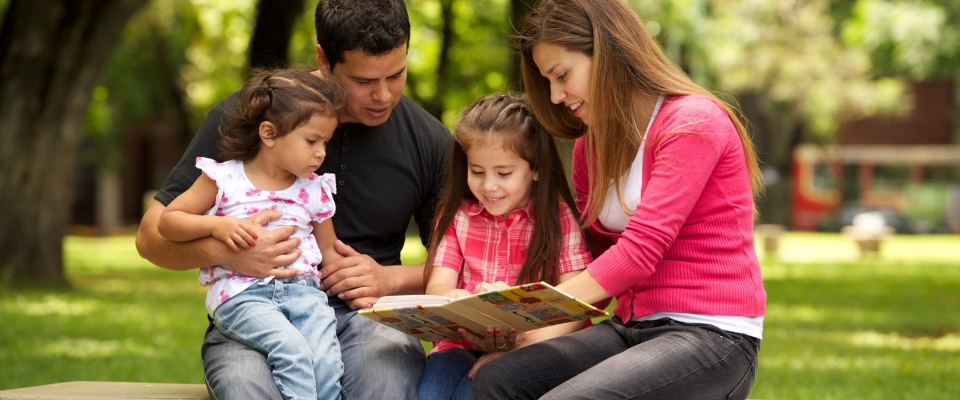 family reading